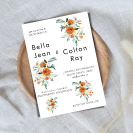 Hochzeitsempfehlung für die Bläserkaskade Einladung