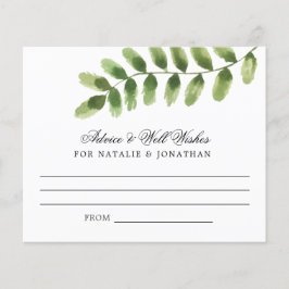 Hochzeitsempfehlung für grünes Wasserblatt