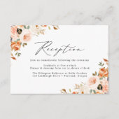 Hochzeitsempfehlung für Wasserfarben Begleitkarte (Vorderseite)