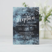 Hochzeitsempfehlung für Wasserfarben Einladung (Stehend Vorderseite)