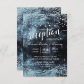 Hochzeitsempfehlung für Wasserfarben Einladung (Vorne/Hinten)