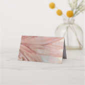 Hochzeitsempfehlung geklappt Zeltkarte Schöne Pink Platzkarte (Rückseite)