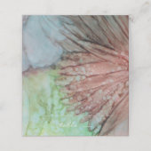 Hochzeitsempfehlung geklappte Zelt-Card-Pinks Lave Platzkarte (Außenseite Aufgefaltet)