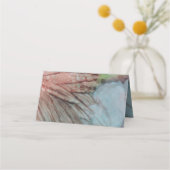 Hochzeitsempfehlung geklappte Zelt-Card-Pinks Lave Platzkarte (Rückseite)