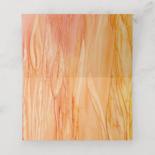 Hochzeitsempfehlung Zelt-Karte Frische Blume Platzkarte (Innenseite Aufgefaltet)