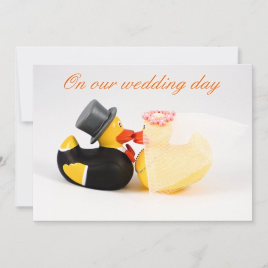 Hochzeitsenten (Vorderseite)