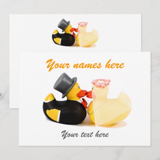 Hochzeitsenten (Vorne/Hinten)