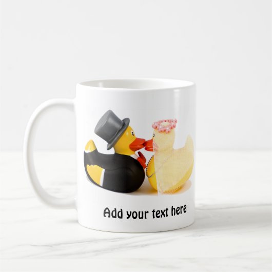 Hochzeitsenten 1 kaffeetasse (Links)