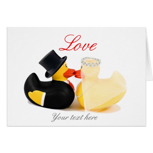 Hochzeitsenten 2 (Vorderseite (Horizontal))