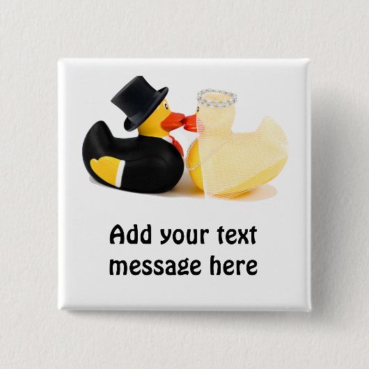 Hochzeitsenten 2 button (Vorderseite)