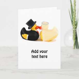 Hochzeitsenten 2 karte