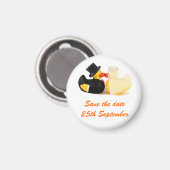 Hochzeitsenten 2 ... Magnet (Vorderseite/Rückseite)