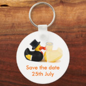 Hochzeitsenten 2 ... Schlüsselanhänger (Vorderseite)