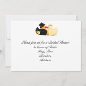 Hochzeitsenten 3 - Brautparty Einladung (Rückseite)