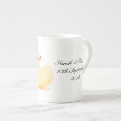 Hochzeitsenten 4 ... Keramik Tasse (Vorderseite Rechts)