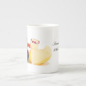 Hochzeitsenten 4 ... Keramik Tasse (Vorderseite)