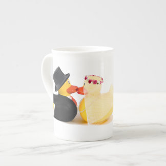 Hochzeitsenten 4 ... Keramikbecher Porzellantasse
