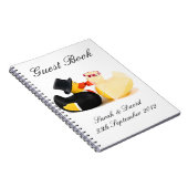 Hochzeitsenten 4 ... Notebook Gästebuch Notizblock (Rechte Seite)