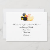 Hochzeitsenten - Brautparty Einladung (Rückseite)