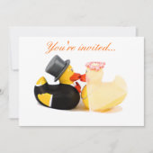 Hochzeitsenten - Einladung zur Hochzeit (Vorderseite)