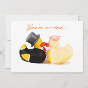 Hochzeitsenten - Hochzeitseinladung Einladung