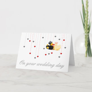 Hochzeitsenten Karte
