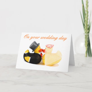 Hochzeitsenten Karte