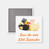 Hochzeitsenten ... Magnet (Vorderseite/Rückseite)