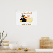 Hochzeitsenten ... Poster (Küche)