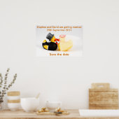 Hochzeitsenten ... Poster (Küche)
