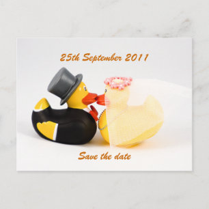 Hochzeitsenten ... Postkarte