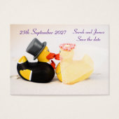 Hochzeitsenten Strandhochzeit - Save the Date (Vorderseite)