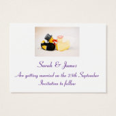 Hochzeitsenten Strandhochzeit - Save the Date (Rückseite)