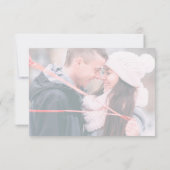 Hochzeitsereigniswechsel rette das neue Datum Schw Save The Date (Rückseite)