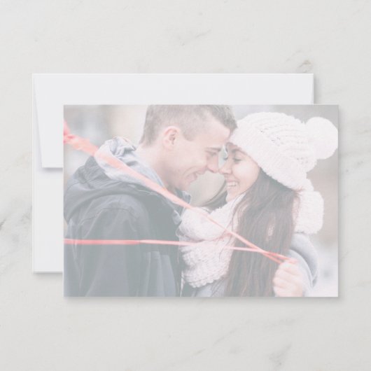 Hochzeitsereigniswechsel rette das neue Datum Schw Save The Date (Rückseite)