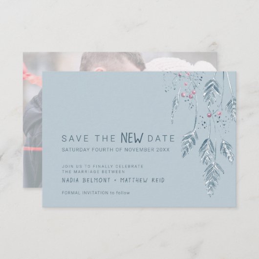 Hochzeitsereigniswechsel rette das neue Datum stau Save The Date (Vorne/Hinten)