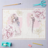 Hochzeitserie-Design 5 Seidenpapier (Basteln)