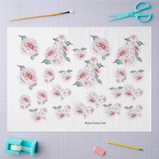 Hochzeitserie-Design 7 Seidenpapier (Basteln)