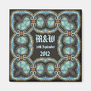 Hochzeitserinnerungsmagnet Magnet
