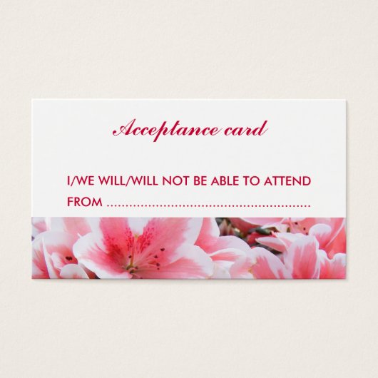 Hochzeitserklärung (Vorderseite)