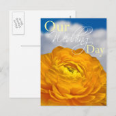 Hochzeitserklärung Postkarte (Vorne/Hinten)