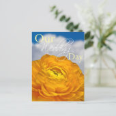 Hochzeitserklärung Postkarte (Stehend Vorderseite)