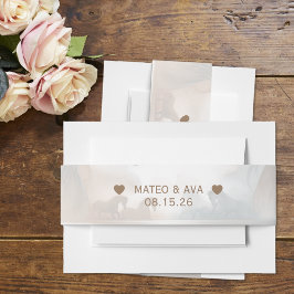 Hochzeitseröffnungsband Einladungsbanderole