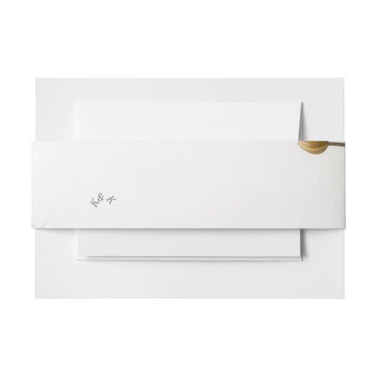 Hochzeitseröffnungsband Einladungsbanderole (Vorderseite Beispiel)