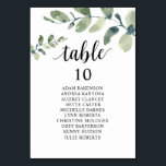 Hochzeitsessen, Eukalyptus Gäste Sitzkarte Tischnummer<br><div class="desc">Hochzeitsessen Gästekarte,  Modern Greenery Eukalyptus Themes. Passen Sie den Text an und / oder entfernen und füllen Sie mit Ihrem Hochzeitskonzert themed.</div>