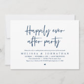 Hochzeitsessen, glücklicherweise immer nach dem Pa Einladung (Vorderseite)