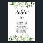 Hochzeitsessen, Grüne Gäste Sitzplan Tischnummer<br><div class="desc">Gästekarte für Hochzeitsessen,  Modern Green Themes.
Passen Sie den Text an und / oder entfernen und füllen Sie mit Ihrem Hochzeitskonzert themed.</div>