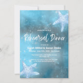 Hochzeitsessen in Deep Blue Sea - Probe Einladung (Vorderseite)