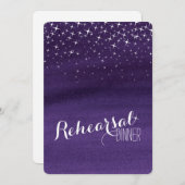 Hochzeitsessen mit bemalten Proben laden ein Einladung (Vorne/Hinten)