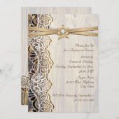 Hochzeitsessen mit Probe Einladung (Vorne/Hinten)